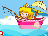 Super Princess Peach Fishing