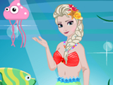 Mermaid Elsa Dress Up